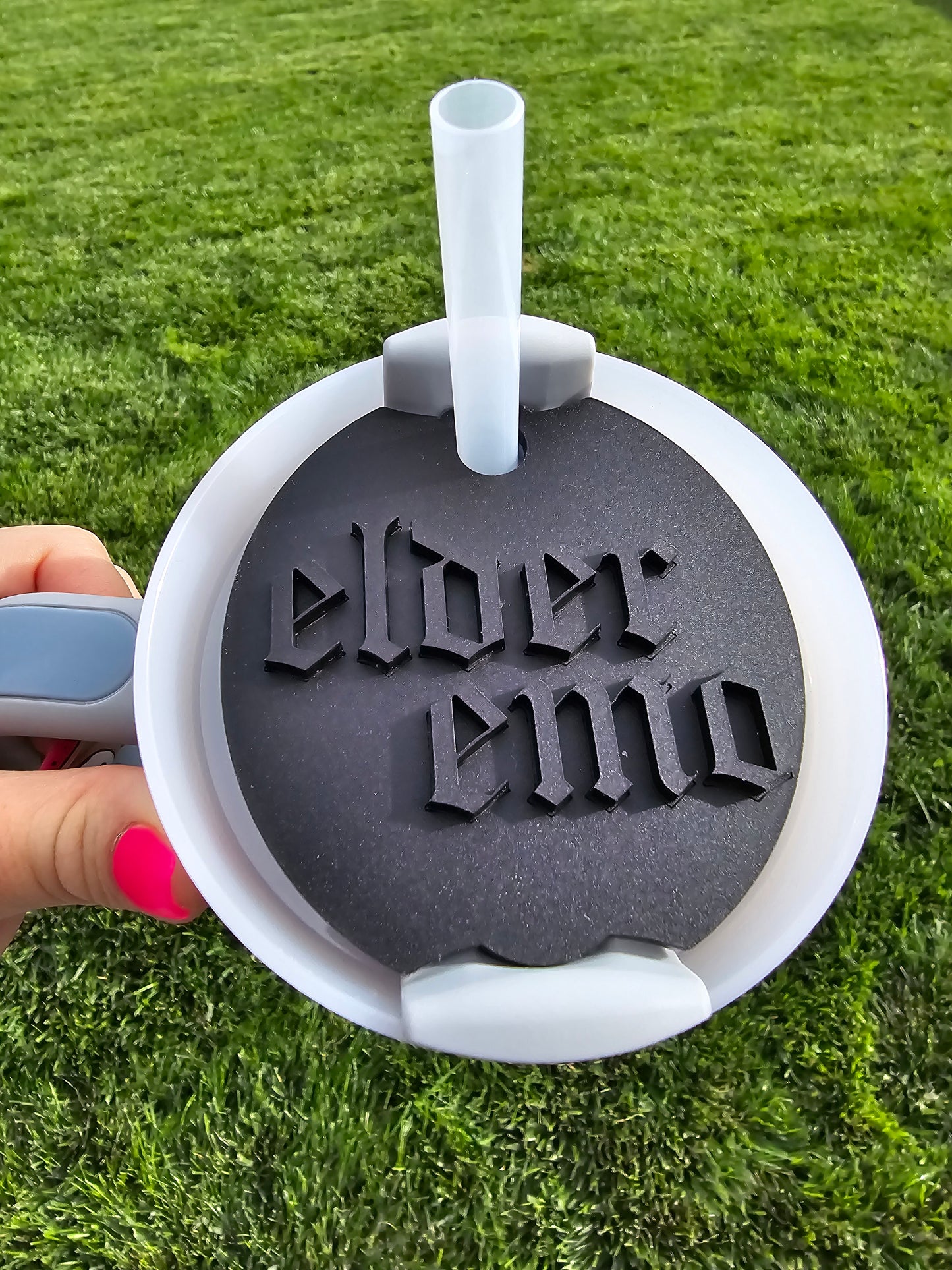 Elder Emo 40oz/30oz Stanley Topper | Tab and Whole Top Tumbler Accessory | Only for 2.0 Stanley's | Funny Parent Tumbler | Emo era | Lid Tag