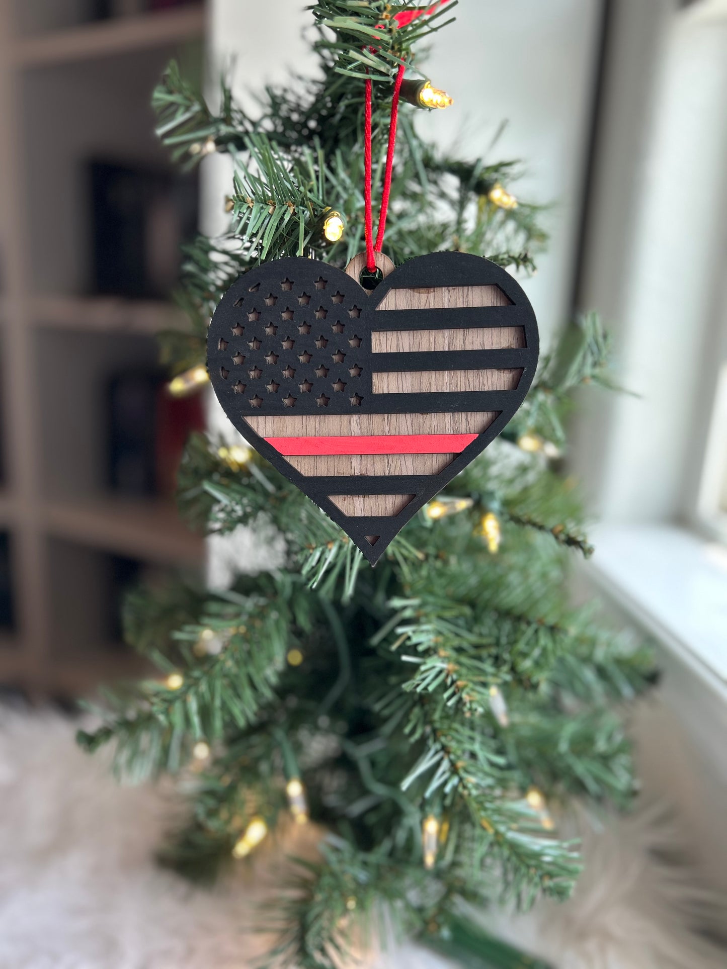 First Responder Police Officer & Firefighter Ornament | Can be Customized