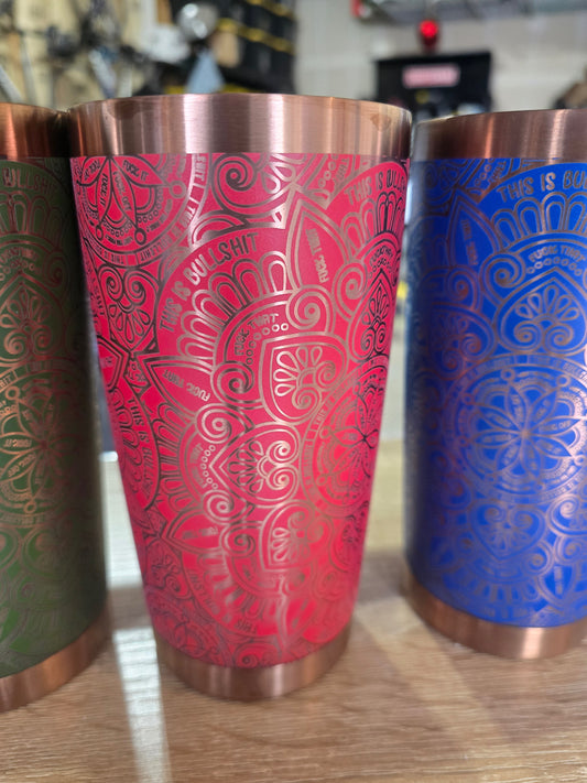 Funny 20oz Swear Word Mandela Tumbler