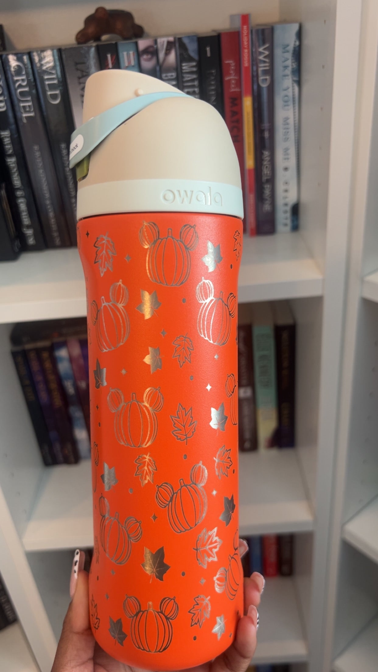 Mouse Themed Fall Pumpkin 24oz Orange Owala
